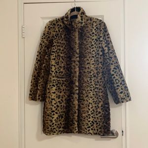 Via Spiga reversible faux fur jacket